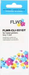 FLWR Canon CLI-551GY grijs Front box