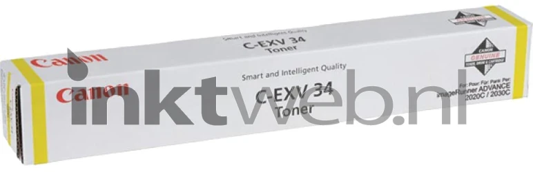 Canon C-EXV 34 Toner geel Front box