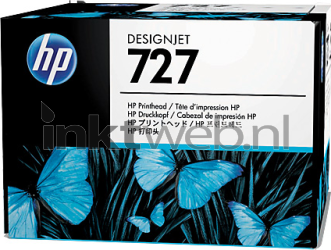 HP 727 zwart en kleur Front box