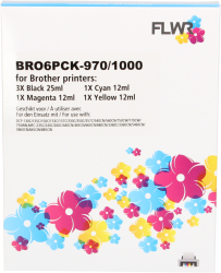 FLWR Brother LC970/1000 Megapack Front box
