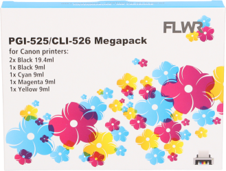 FLWR Canon PGI-525 / CLI-526 Megapack Front box