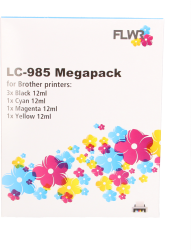 FLWR Brother LC-985 Megapack Front box