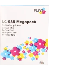 FLWR Brother LC-985 Megapack Front box