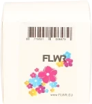 FLWR Dymo  99013 Adreslabel 36 mm x 89 mm  transparant