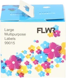 FLWR Dymo  99015 Adreslabel 54 mm x 70 mm  wit Front box