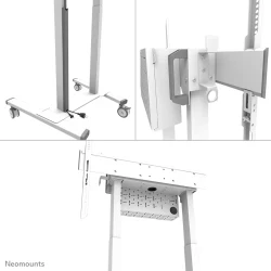 Neomounts FL55-875WH1 | Gemotoriseerde TV vloersteun wit 