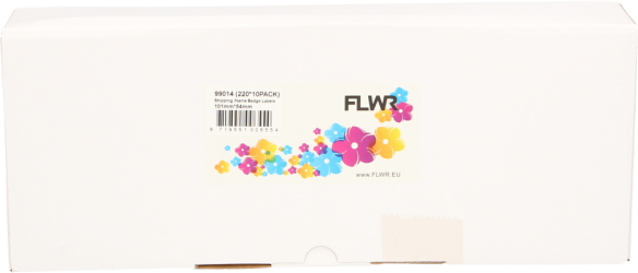 FLWR Dymo  99014 10-Pack 101 mm x 54 mm  wit
