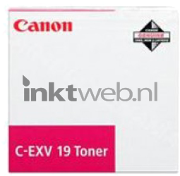Canon C-EXV 19 magenta Front box
