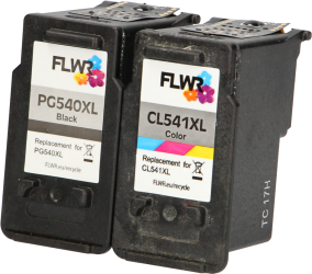 FLWR Canon PG-540XL / CL-541XL Multipack zwart en kleur Product only