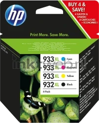 HP 932XL / 933XL Multipack zwart en kleur Front box