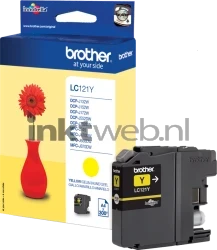 Brother LC-121Y geel Combined box and product