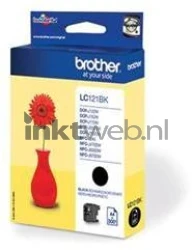 Brother LC-121BK zwart Front box