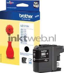 Brother LC-121BK zwart Combined box and product