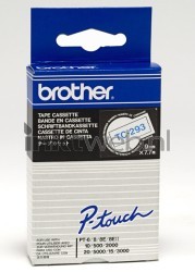 Brother  TC-293 blauw op wit breedte 9 mm Front box