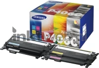 Samsung CLT-P406C (Transport schade Opruiming lichte transportschade) zwart en kleur