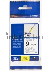 Brother  TZE-FX221 flexible tape zwart op wit breedte 9 mm Front box