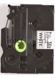 Brother  TZE-FX211 flexible tape zwart op wit breedte 6 mm Product only