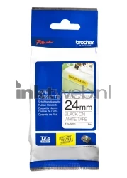 Brother  TZE-S251 sterk klevend zwart op wit breedte 24 mm Front box