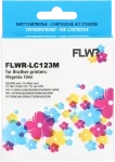 FLWR Brother LC-123 magenta