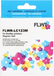 FLWR Brother LC-123 magenta Front box