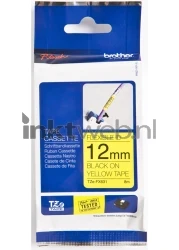 Brother  TZE-FX631 tape zwart op geel breedte 12 mm Front box