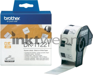 Brother  DK-11221 23 mm x 23 mm  wit Combined box and product