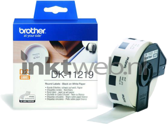 Brother  DK-11219 12 mm x 12 mm  wit Combined box and product