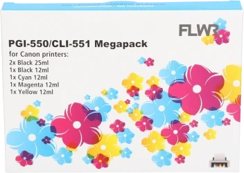 FLWR Canon PGI-550 / CLI-551 Megapack Front box