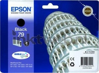 Epson T79 zwart Front box