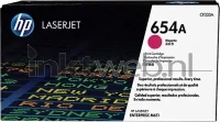 HP 654A (Sticker resten) magenta