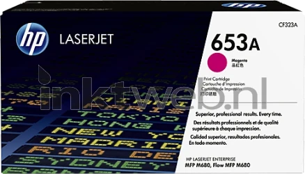 HP 653A magenta Front box