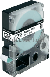 Epson  LC-4WBN9 zwart op wit breedte 12 mm Product only