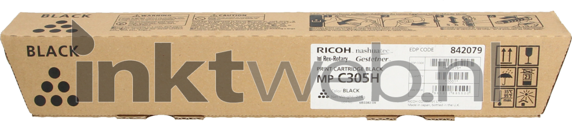 Ricoh MP C305H zwart Front box