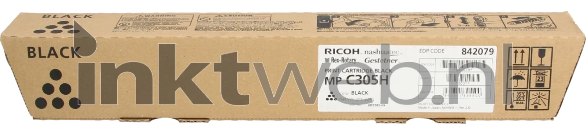 Ricoh MP C305H zwart Front box