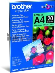 Brother  BP71GA4 fotopapier Glans | A4 | 260 gr/m² 1 stuks Front box