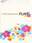 FLWR Zebra  verzendlabels 102 mm x 150 mm  wit