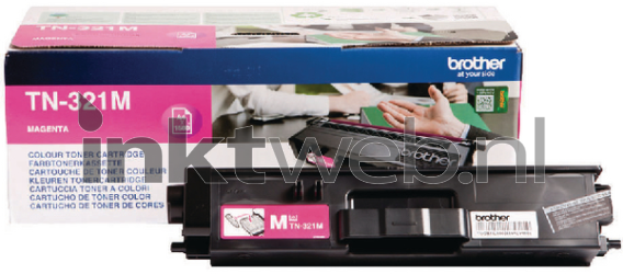Brother TN-321M magenta Combined box and product