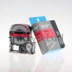 Huismerk Epson  LC-4RBP9 zwart op rood breedte 12 mm Combined box and product