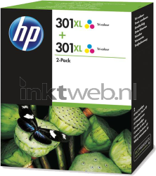 HP 301XL 2-pack kleur Front box