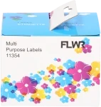 FLWR Dymo  11354 Multi functionele labels 57 mm x 32 mm  wit