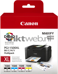Canon PGI-1500XL zwart en kleur Front box