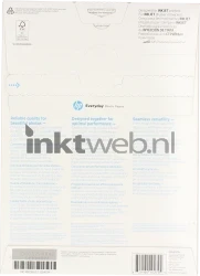 HP  Everyday fotopapier 25 vel Glans | A4 | 200 gr/m² 1 stuks Back box