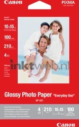 Canon GP-501 A6 Glanzend fotopapier wit Front box