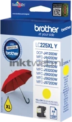 Brother LC-225XLY geel Front box