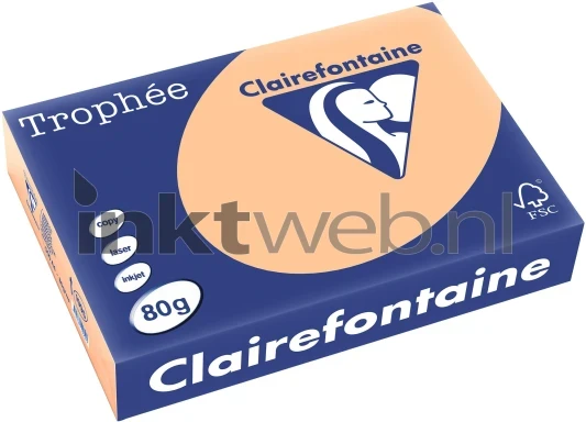 Clairefontaine A4 papier gekleurd Abrikoos