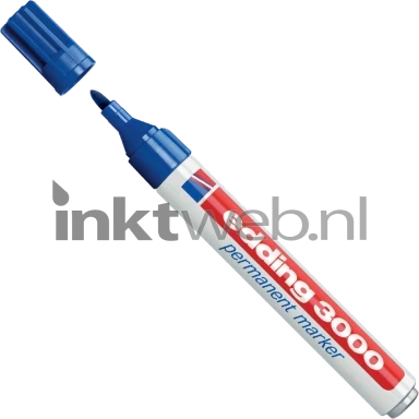 Edding 3000 Permanentmarker rond 1.5-3mm blauw