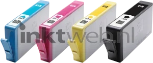 HP 364 Multipack zwart en kleur high-res transparant Product only