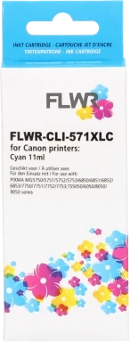 FLWR Canon CLI-571XL cyaan