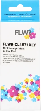 FLWR Canon CLI-571XL geel
