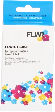 FLWR Epson 33XL (T3362) cyaan